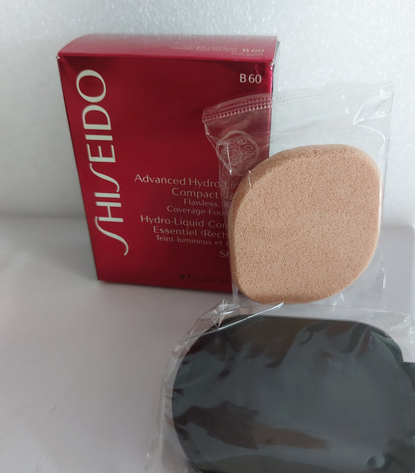 SHISEIDO ADVANCED HYDRO-LIQUID COMPACT REFILL B60 NATURAL DEEP BEIGE