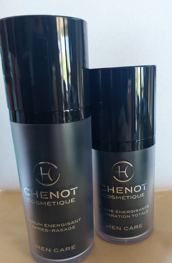 CHENOT MEN CARE ENERGIZING AFTER SHAVE SERUM+TOTAL RECOVERY ENERGIZING CREAM