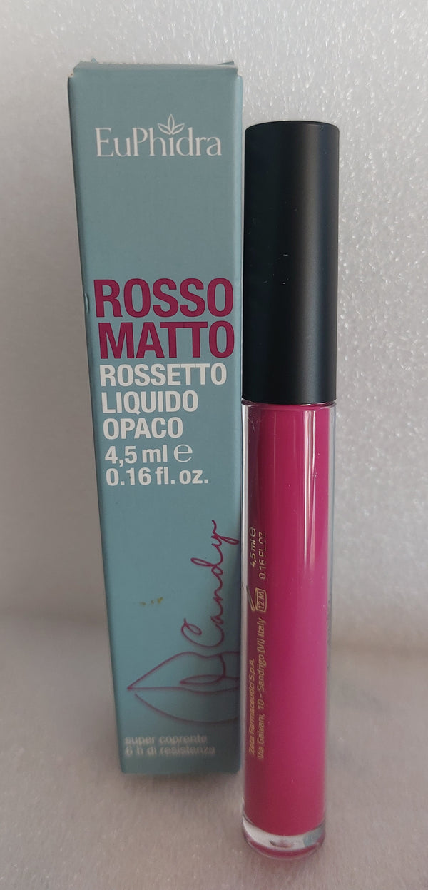 EuPhidra ROSSO MATTO ROSSETTO OPACO LIQUIDO CANDY