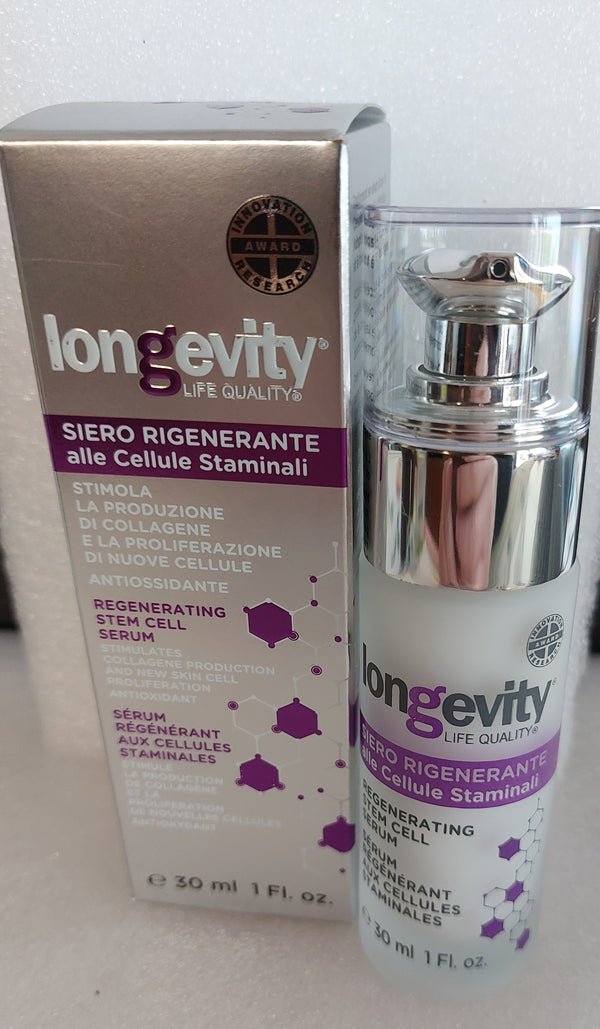 LONGEVITY SIERO RIGENERANTE ALLE CELLULE STAMINALI 30ML