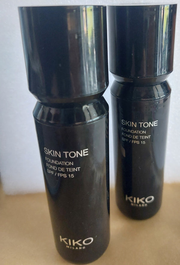 KIKO 2 SKIN TONE FOUNDATION COLORE WARM BEIGE 20, 30ML