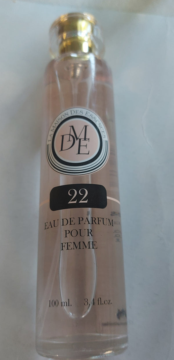 LA MAISON DES ESSENCES EAU DE PARFUM POUR FEMME 22 , 100ML