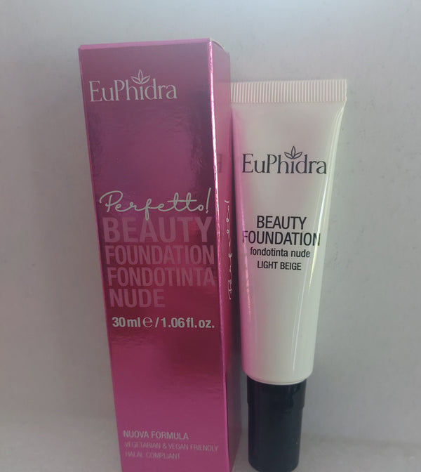 EUPHIDRA Perfetto! Beauty Foundation /Fondotinta Nude LIGHT BEIGE