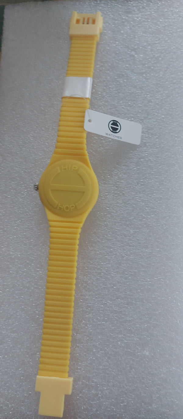 OROLOGIO HIP HOP SOLARE colore giallo / yellow