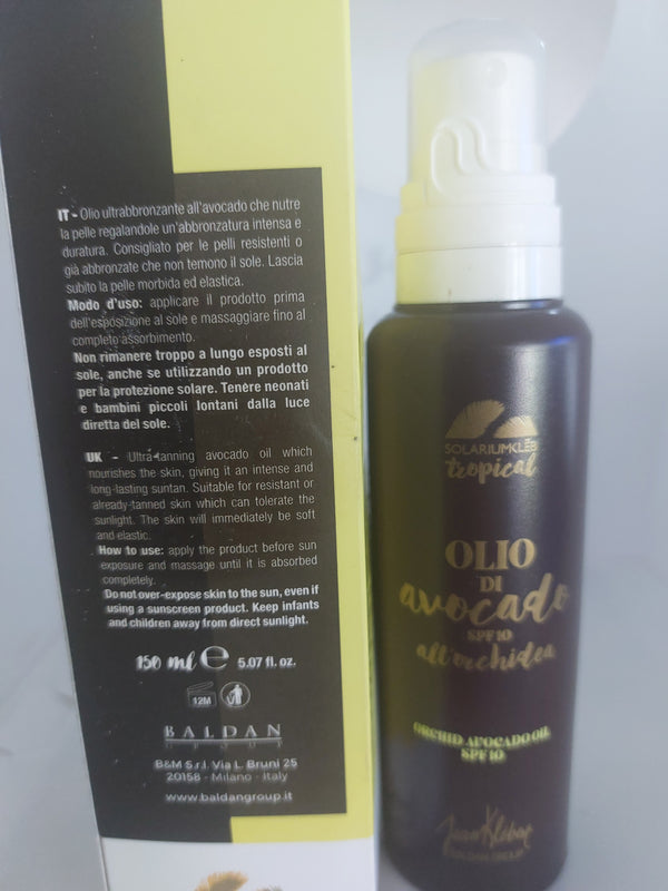 JEAN KLEBERT OLIO SPRAY 150ML ALL'AVOCADO , 150ML SPF10