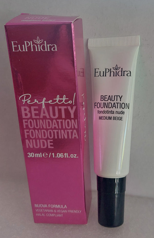 EuPhidra Perfetto! Beauty foundation / Fondotinta Nude colore MEDIUM BEIGE