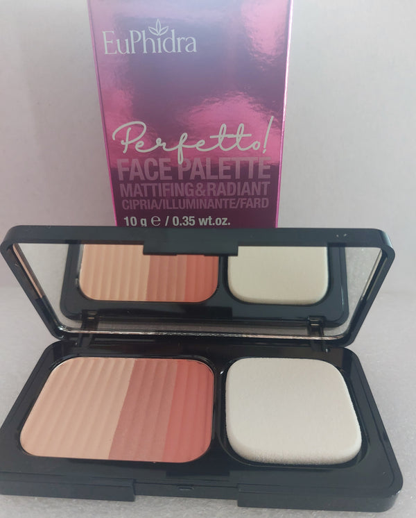 EuPhidra Perfetto! FACE PALETTE COLORE CORAL LIGHT