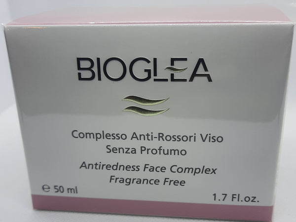 BIOGLEA COMPLESSO ANTI -ROSSORI VISO SENZA PROFUMO 50ML/ ANTIREDNESS FACE COMPLEX
